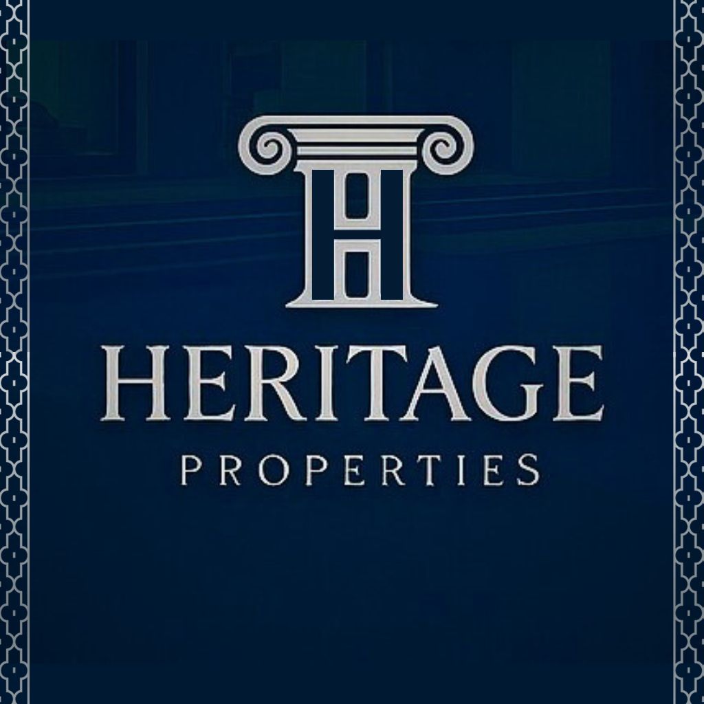 classic real estate logo with heritage-inspired design