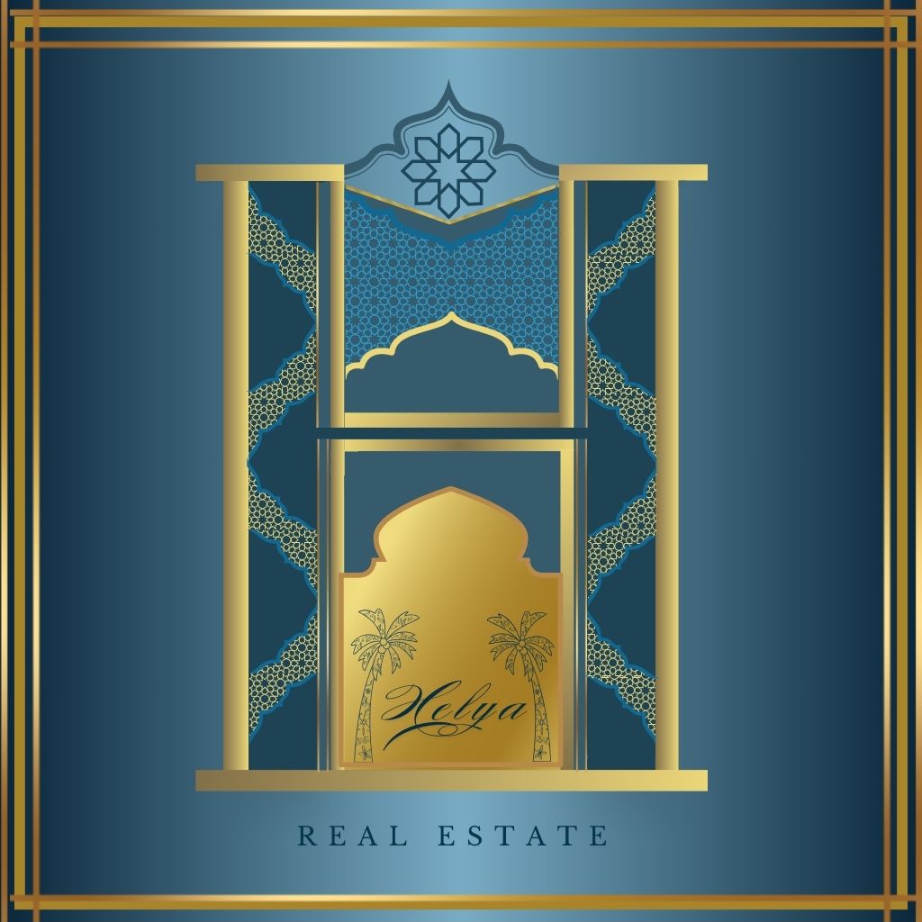 elegant real estate logo with architectural inspiration
